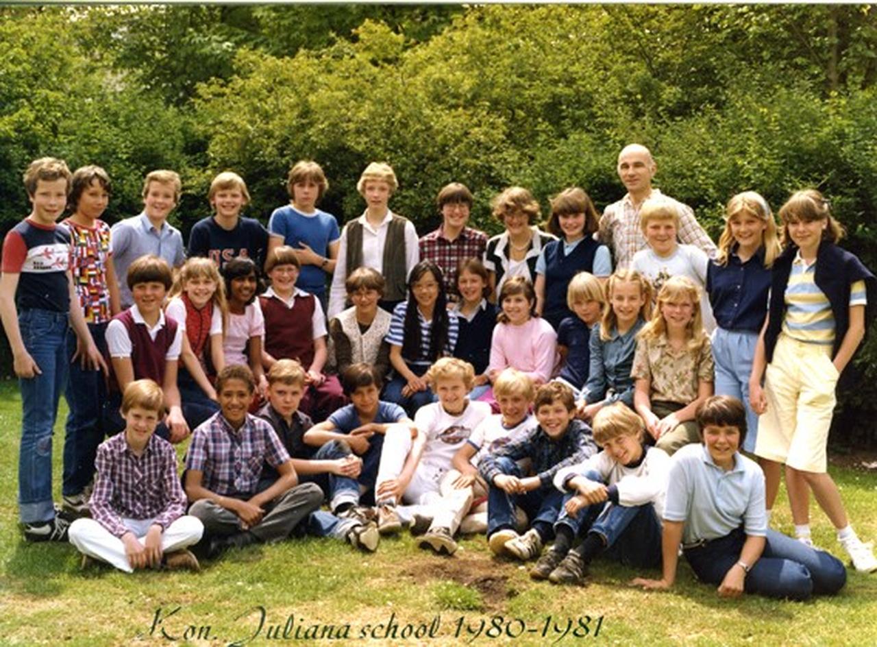 Koningin Julianaschool Klas 6 1980