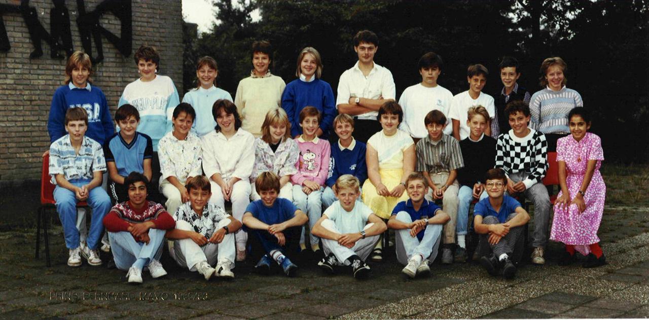 Prins Bernhard Mavo Klas 1 1985