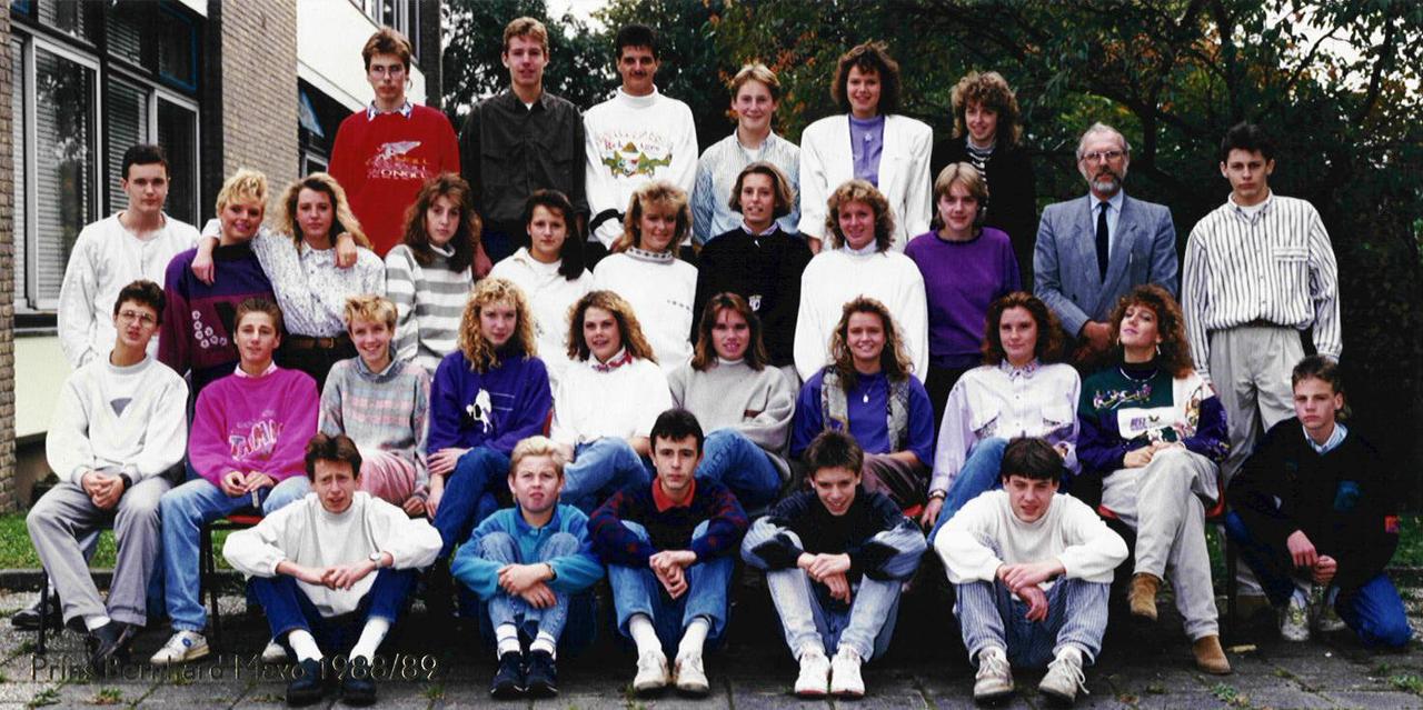 Prins Bernhard Mavo Klas 4 1988